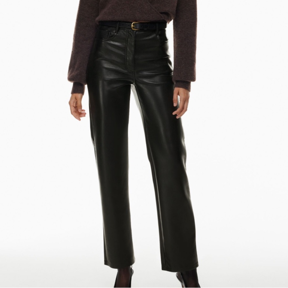 Aritzia Babaton Melina Leather Pants
